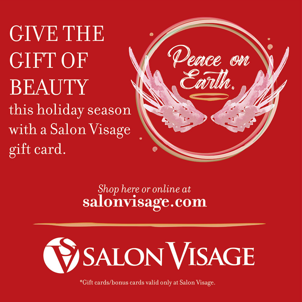 Salon Visage Knoxville holiday artwork