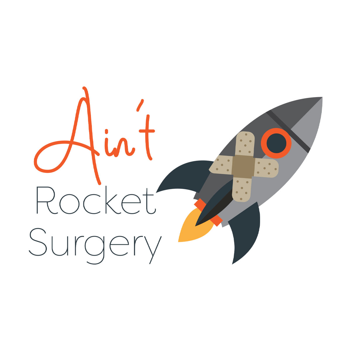 Ain't Rocket Surgery logo